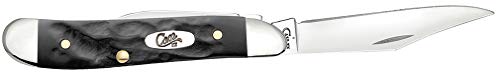 Image of Case WR XX Pocket Knife Rough Black Jigged Synthetic Peanut Item #18225 - (6220 SS) - Length Closed: 2 7 /8 Inches