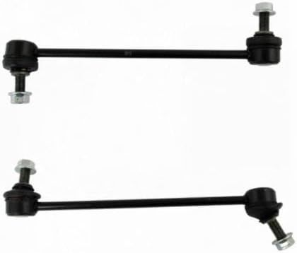 Replacement Front Stabilizer Sway Bar End Link Driver Passenger Side Pair 2pc Mechanics Choice for MB W212 W218 4Matic AWD