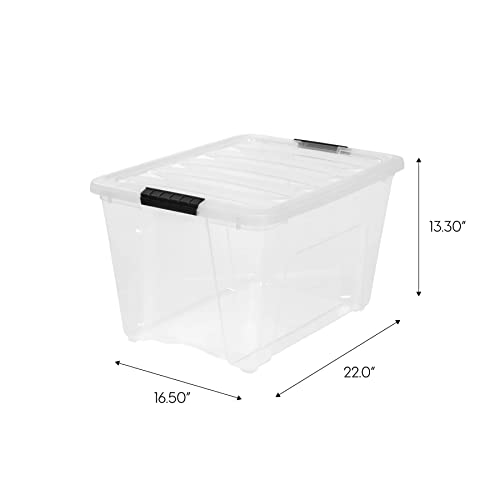 IRIS-USA-53-Quart-Stackable-Plastic-Storage-Bins-with-Lids-and-Latching-Buckles-6-Pack-Clear-Containers-with-Lids-and-Latches-Durable-Nestable-Closet-Garage-Totes-Tub-Boxes-Organizing