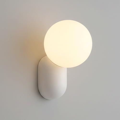 Aplique de pared moderno crema contra deslumbramientos para pasillo y cabecero G9 2
