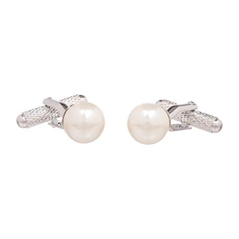 Gemelos de camisa con efecto gota de perlas GS Cover