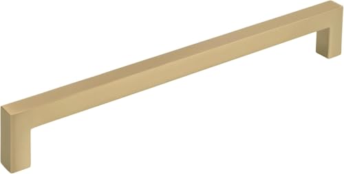 Image of Amerock BP36908CZ | Champagne Bronze Cabinet Pull | 7-9 /16 inch (192 mm) Center to Center Cabinet Handle | Monument | Furniture Hardware
