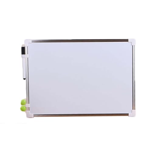 Tableau effaçable à sec magnétique 35x25 cm pliable à double surface d'écriture