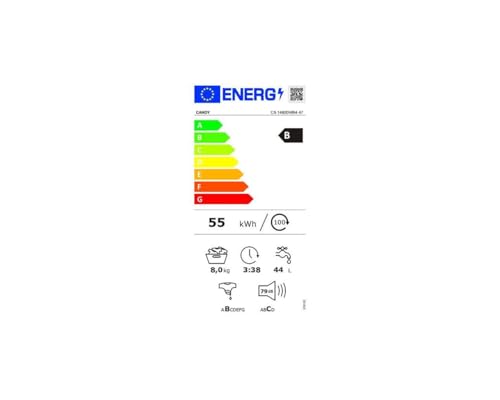 CANDY Lave linge frontal 8 kg essorage 1400 trmin CS1482DWB4 - vue 5