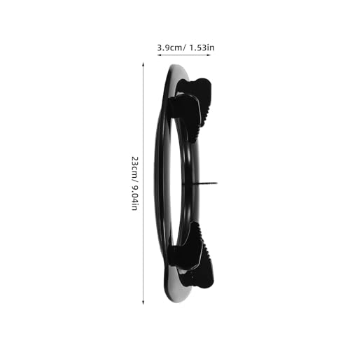 Anillos para wok de hierro negro | Soporte seguro estufa de gas accesorio resistente 2