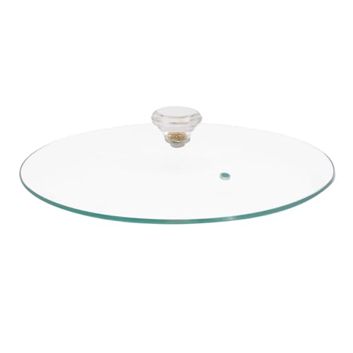 Kaichenyt Ceramic Soup Tureen White Porcelain Serving Bowl with Glass Lid & Soup Ladle Modern Simple Covered Tureen for Sauce, Stew, Soup, Microwave/Dishwasher Safe (0.8gal)