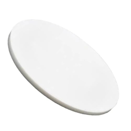 Plaque de joint ronde en PTFE blanc 3x200mm pour maquette et isolation