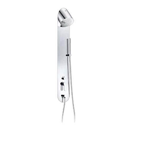 Kit de pomme de douche confortable avec mélangeur numérique et robinets de douche inox