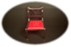 Dollhouse3DParts, Dining Room Chair w/Out Arms, Ideal Vintage Dollhouse Furniture, 3/4