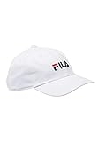 FILA Unisex LINEAR LOGO/STRAP BACK 6 PANEL Baseballkappe,bright white,Einheitsgröße