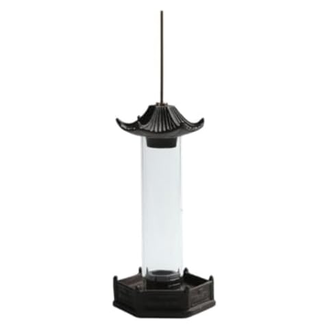 FIYOEO Creative Pavilion Shape Incense Stick Holder Windproof Glass Ceramic Line Incense Base Smoke Backflow Incense Burner Table Craft Ornaments Cover