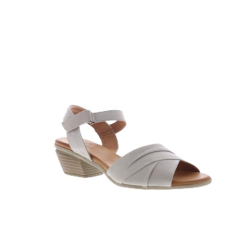 Miz Mooz Womens Kacie Gray Heeled Sandals Shoes 8