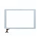 WANGYAN1886 Sostituzione Touch Screen per 10.1"SPC Heaven 10.1 Quad Core Tablet Touch Screen Panel Digitizer Sostituzione del sensore di Vetro (Color : White)