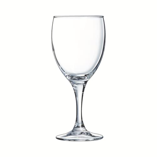 Arcoroc - Collection Elegance - 6 verres à pied 19 cl en verre - Usage professionnel - Fabrication France - Emballage renforcé, adapté à la vente en ligne