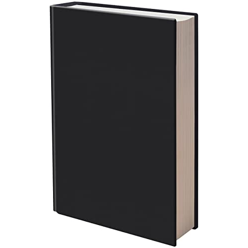 Easy Apply Stretchable Book Cover 1 Pack Black. Jumbo Jacket Fits Most Hardcover Textbooks Up to 9" x 11". Adhesive-Free, Nylon Fabric Protectors. Washable and Reusable School Supply for Students