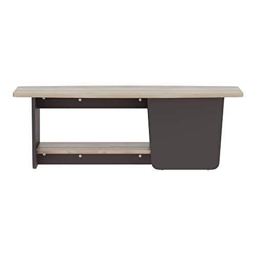 Wakefit Coffee Table | 1 Year Warranty | Center Table, Tea Table, Center Table for Living Room, Coffee Table for Living Room, Engineered Wood (Mellow - Brown)