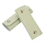 DEARMAMY 2個バッグハンドルカバー 皮革製 手提げカバープロテクター 軽量で使いやすい トートバッグ スーツケース用 グリーン