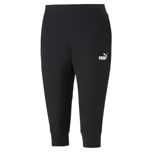Puma Damen ESS Capri Sweatpants TR Jogginghose, Black, XL