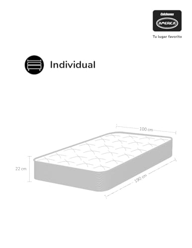 Opiniones de Colchon individual america , listamos los 10 mejores. 30 colchon individual america marca Colchones América (3)