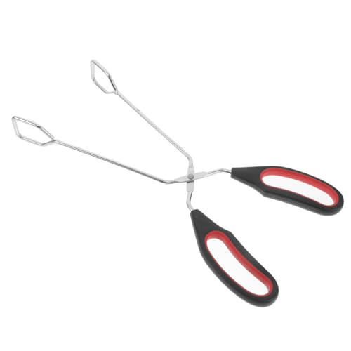 Abaodam Grill Tongs Stainless Steel Barbecue Clamps for Cooking Baking and Serving Bread Salad and More Versatile Kitchen Gadget for Outdoor Grilling and Home Use