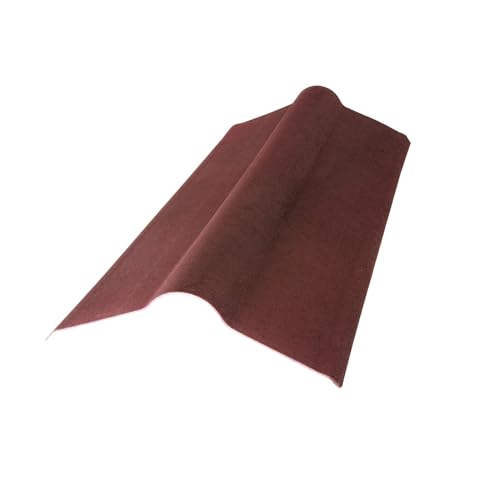 Lunghezza 90 cm Elemento di colmo Onduline - rosso sfumato