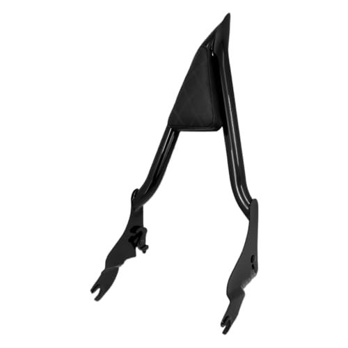 Dossier de passager arrière moto noir 22 pouces amovible pour Touring 2009-2022