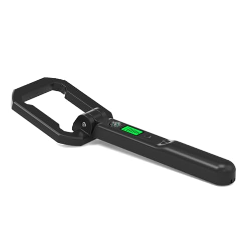 Detector de metales para adultos, buscador de oro plegable impermeable con brújula integrada, alerta audible y de vibración para caza de tesoros, joyería de oro plateado para adultos y niños, aventura