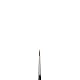 Winsor & Newton 5067002 Professional Sable Aquarell Pinsel aus Kolinski Marderhaar für ausgezeichnete Farbtragekapazität, Sprungkraft, Punktgenauigkeit - Rund Nr. 2 - 1,8 mm - kurzer Stiel