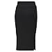 PUMA Womens Classics Ribbed Midi Skirt Casual Casual Comfort Technology - Black - Size XS