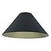 Nora Lighting NYLM-2CONECHB Ilene 1 Light 8 inch Champagne Haze/Black Fixture Shade Ceiling Light