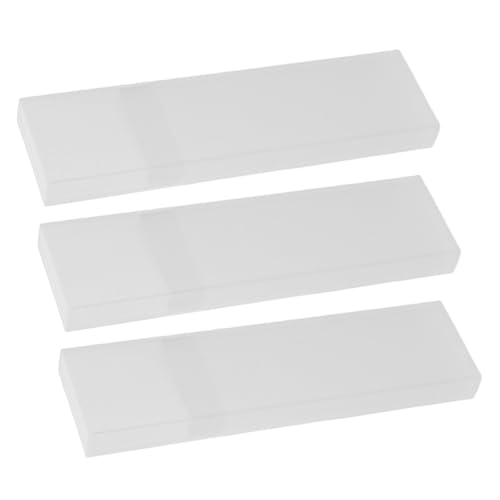 PAMINGONO Estuche de Transporte Blanco para 3 Raspadores de Lengua Caja Compacta y Lavable para Almacenamiento y Viaje Soporte Práctico para Raspador de Lengua Portátil