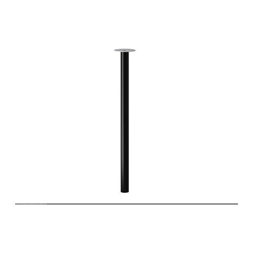 Preisvergleich Produktbild Ikea ADILS Bein in Schwarz; (70cm)