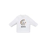 [BOSS] [ボス] ベビー ロングスリーブ Tシャツ レッサーパンダ デザイン 67 ホワイト