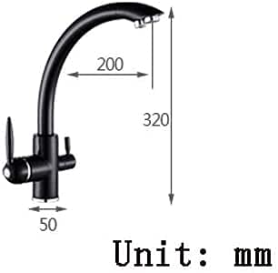 Robinet de cuisine d'eau potable pour évier moderne à bec pivotant - 2