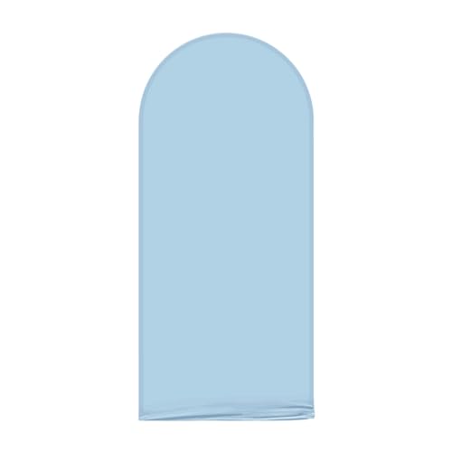 Arrière-plan en arche bleu uni 0,8x1,8m double face AIBIIN pour fête