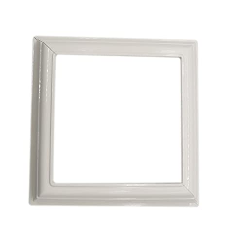 True 4" X 4" White Traditional Vinyl Fence Post Skirt/2 Packs Split Style/New England Base Trim Ring Skirt For A True 4 Inch X 4 Inch Post (4 Pack) #TOP4