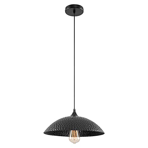 Lustre suspension industrielle en métal pour cuisine et bar américain