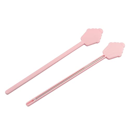 Dghaop 2Pcs Cake Tester 34Cm Stainless Steel Needle Cake Baking Tools Foldable Purple Cake Testing Probe For Testing Cake Maturity #TOP10