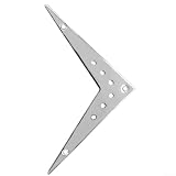 Flying V - Chitarra per ponte in metallo, spaziatura 10,4 mm, colore nero