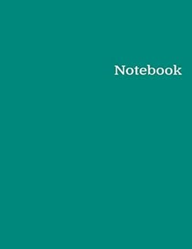 Paperback Notebook: unlined Notebook Journal Carnet - Large (8.5 x 11 inches) - 100 Pages - Green Cover Book