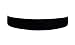 FOROLAV 5/8" Girls Plain Black Velvet Ribbon Choker Necklace (12" to 14")
