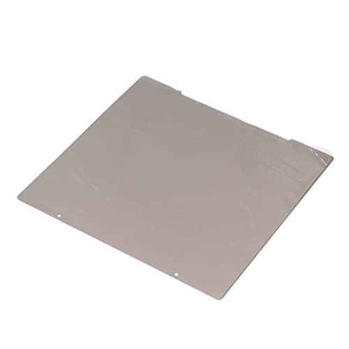 Hyuduo Placa de Acero de Resorte de Plataforma de Acero Flexible para la Impresora 3D Prusa, Recubrimiento Lateral 2, para Prusa I3 Mk2.5, 254x240 Mm