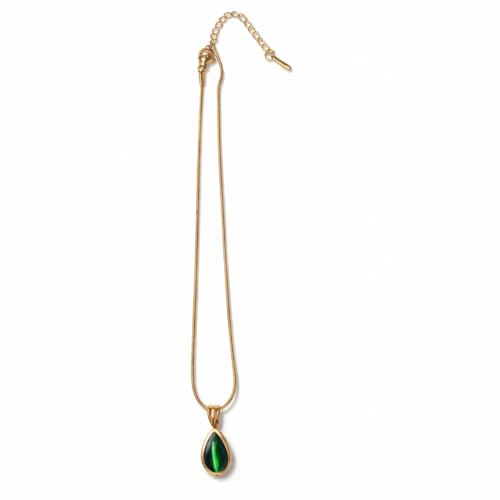 Image of RIDHVEE Anti-Tarnish Gold Plated Pendant Necklace for Women & Girls | Skin Friendly Lightweight Fashion Jewellery | Elegant Minimalist Chain Necklace & Gifting