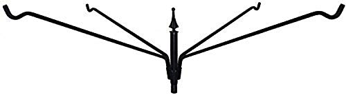 Erva Heavy Duty 80" 4 Arm Bird Feeder Pole Set w/ Twist in Ground Socket - Thumbnail 4