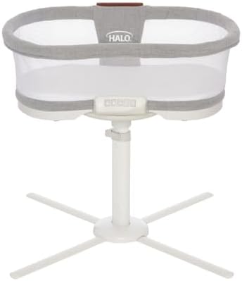 HALO BassiNest Luxe Swivel Sleeper - Over-Bed Baby Bassinet with ...