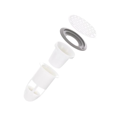 Veemoon Tapón de Desagüe para Fregadero y Baño Antiolor y Resistente Seguro Uso Cocina y Ducha Gris