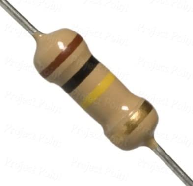 Image of BRANDED Carbon Film Resistor 1 /4 watt 4 Band Tolerance 5% - Total 100pcs Value (100K Ohms)