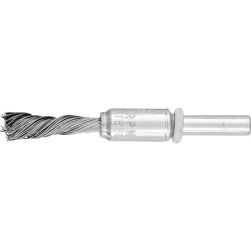 Image of PFERD Singletwist Brush Brush Braided PBGS | Diameter 10 mm Shaft Diameter 6 mm Steel Wire Diameter 0.35 | 43298007 - for Straight Grinders, Drills, Bending Shafts