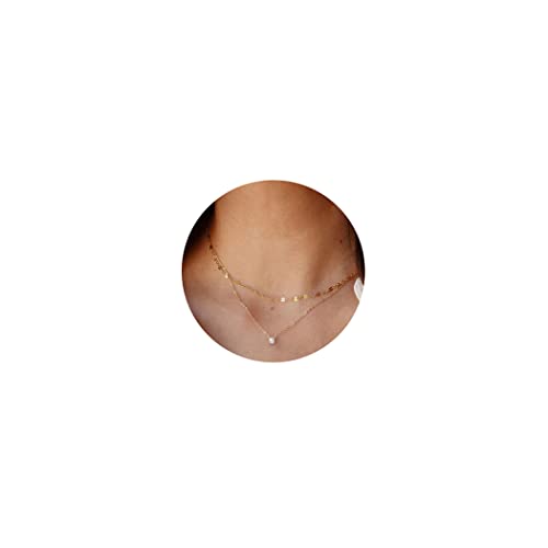 Tewiky Layered Gold Chain Solitaire Dainty Layering Necklaces Aesthetic Simple Chain Choker Necklace for Women 14k Gold Plated Diamond Rhinestone Pendant Necklace Set Tewiky Layered Gold Chain Solitaire Dainty Layering Necklaces Aesthetic Simple Chain Choker Necklace for Women 14k Gold Plated Diamond Rhinestone Pendant Necklace Set