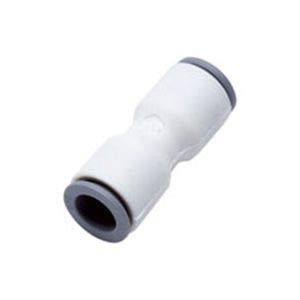 Parker Hannifin 6306 56 00WP2-pk20 LIQUIfit Union Connector Fitting Body, 1/4" Push-to-Connect Tube x 1/4" Push-to-Connect Tube, Polymer (Pack of 20)